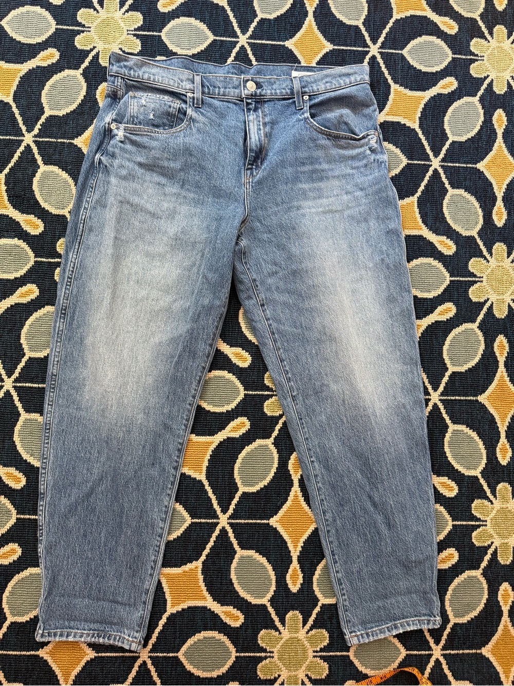 AYR The Couch Slouch Jeans Barrel Leg Denim Size 34 Waist 18”